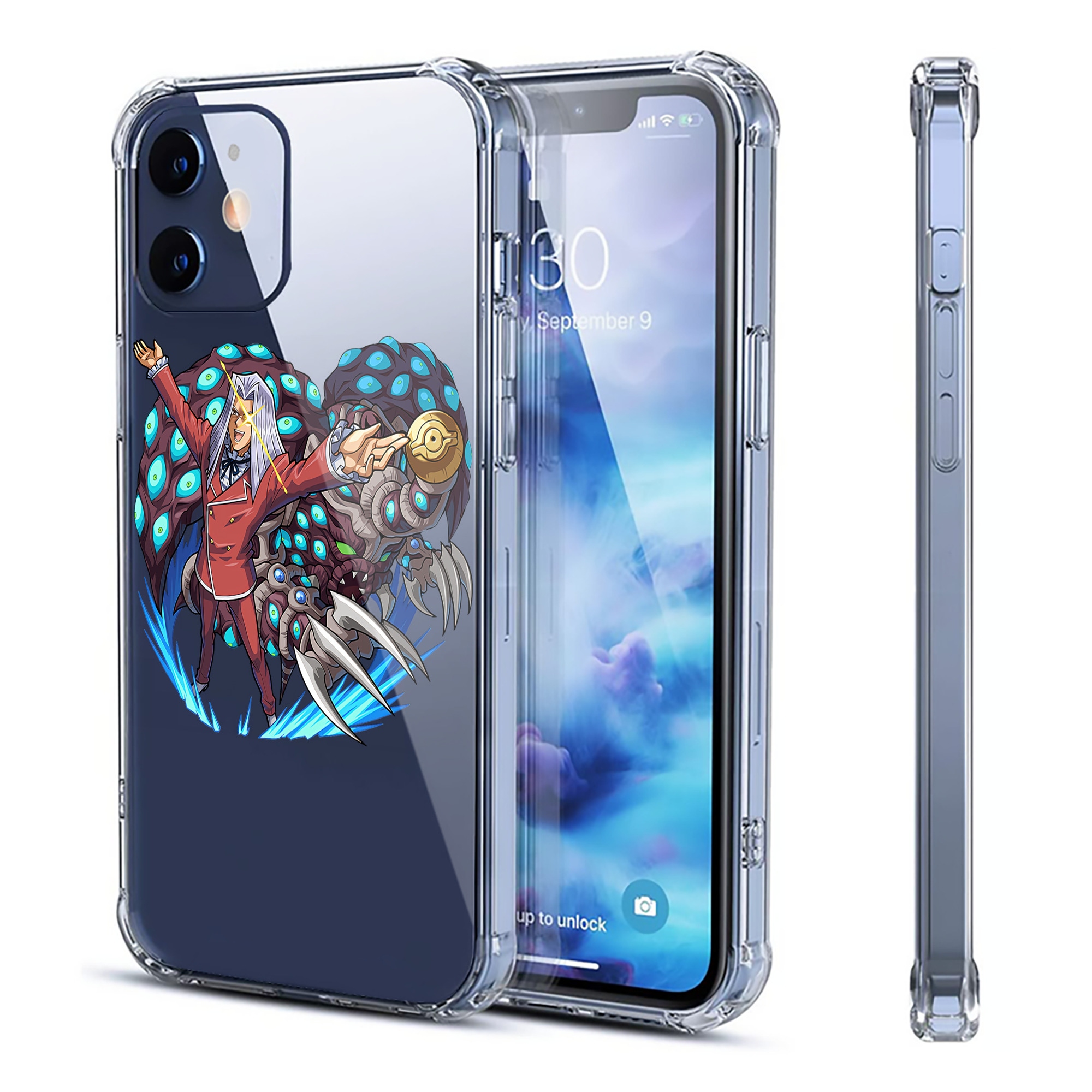 （画像用） 遊☆戯☆王 Yu-Gi-Oh! 【iPhone 12シリーズ対応】透明スマホケース（クリアソフトケース）